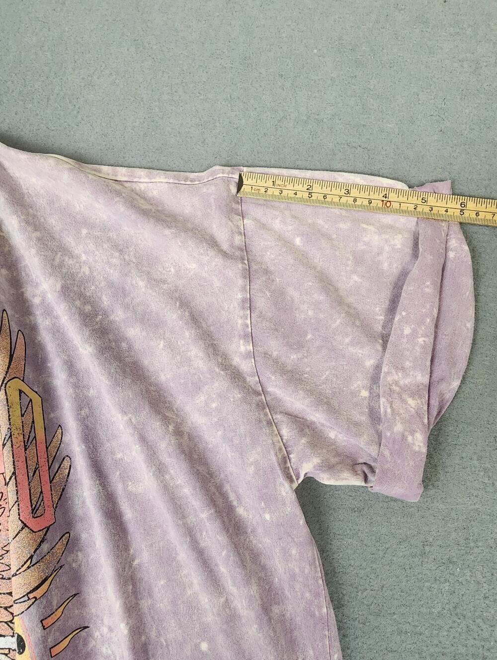 Zutter Free Bird Lavender Graphic Tee Streetwear Retro Style Womens Small - Picture 8 of 8